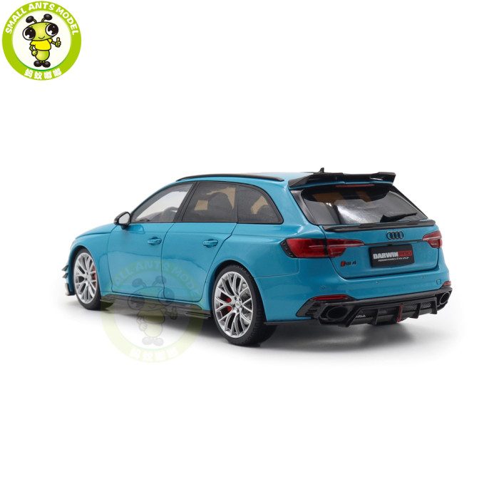 1/18 Audi RS4 RS 4 Avant Darwin Pro KengFai Kiloworks Diecast Model Toy Car Gifts For Father Friends
