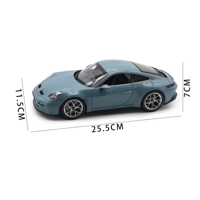 1/18 Porsche 911 S/T 2023 Norev 187470 Meissen Blue Diecast Model Toys Car Gifts For Father Friends