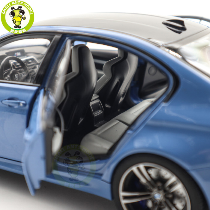 1/18 BMW M3 Competition 2017 Norev 183255 Marina Blue Diecast Model Car Toys Gifts For Adults Friends Father