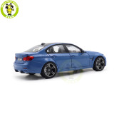 1/18 BMW M3 Competition 2017 Norev 183255 Marina Blue Diecast Model Car Toys Gifts For Adults Friends Father