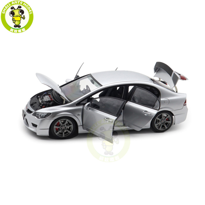 1/18 MOTORHELIX Honda CIVIC Type R FD2 2007 Early Version Diecast Model Toy Car Gifts For Father Friends
