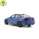1/18 BMW M3 Competition 2017 Norev 183255 Marina Blue Diecast Model Car Toys Gifts For Adults Friends Father