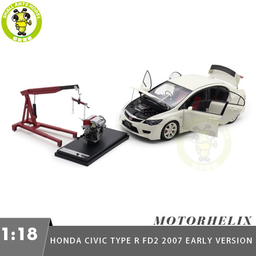 1/18 MOTORHELIX Honda CIVIC Type R FD2 2007 Early Version Diecast