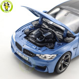 1/18 BMW M3 Competition 2017 Norev 183255 Marina Blue Diecast Model Car Toys Gifts For Adults Friends Father