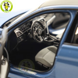 1/18 BMW M3 Competition 2017 Norev 183255 Marina Blue Diecast Model Car Toys Gifts For Adults Friends Father