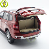 1/18 China Ford Everest Suv Form Ranger Diecast Model Toy Car Gifts For Friends