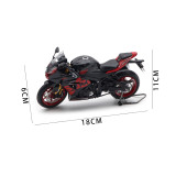 1/12 Suzuki GSX-R 1000R LCD Models Diecast Motorcycle Model Toys Boys Girls Gifts