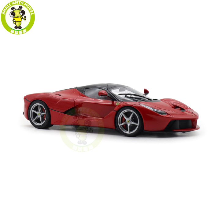 1/18 BBR 182221 Ferrari LaFerrari Rosso Corsa Gloss Black Roof Diecast Model Toys Car Gifts For Father Friends