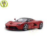 1/18 BBR 182221 Ferrari LaFerrari Rosso Corsa Gloss Black Roof Diecast Model Toys Car Gifts For Father Friends