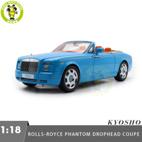 1/18 Rolls-Royce Phantom Drophead Coupe Kyosho 08871 Diecast Model Toy Car Gifts For Father Friends