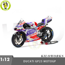 1/12 Kiloworks Ducati GP23 MOTOGP 2023 Pramac Racing Diecast Motorcycle Model Toys Gifts For Father Friends
