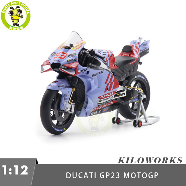 1/12 Kiloworks Ducati GP23  MOTOGP 2023 Diecast Motorcycle Model Toys Gifts For Father Friends