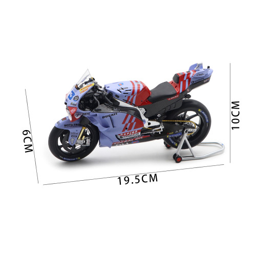 1/12 Kiloworks Ducati GP23  MOTOGP 2023 Diecast Motorcycle Model Toys Gifts For Father Friends
