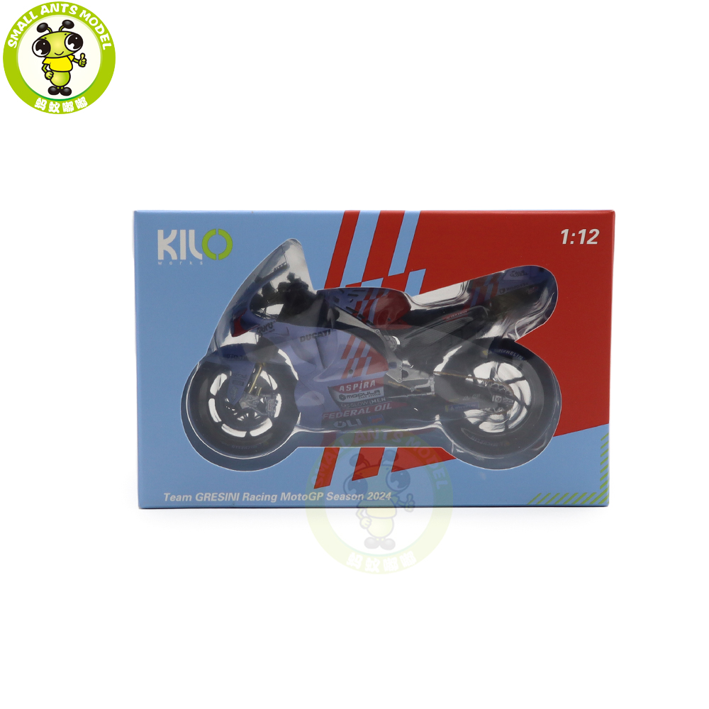 1/12 Kiloworks Ducati GP23 MOTOGP 2023 Diecast Motorcycle Model