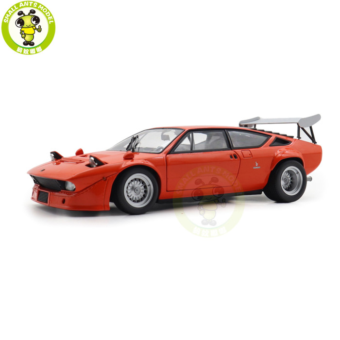 1/18 Lamborghini Urraco Rally 1974 KYOSHO 08445P Orange Diecast Model Toy Cars Gifts For Father Friends