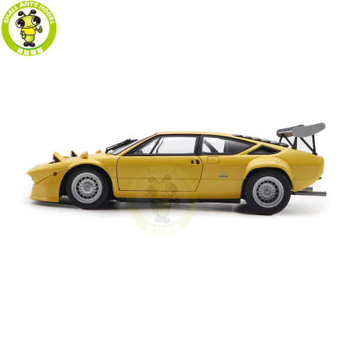 1/18 Lamborghini Urraco Rally 1974 KYOSHO 08445GY Yellow Diecast Model Toy Cars Gifts For Father Friends