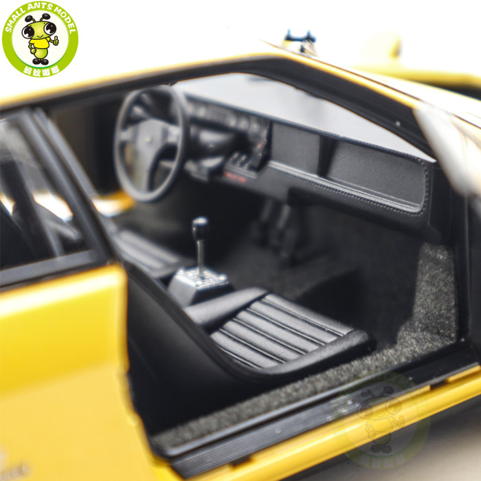 1/18 Lamborghini Urraco Rally 1974 KYOSHO 08445GY Yellow Diecast Model Toy Cars Gifts For Father Friends
