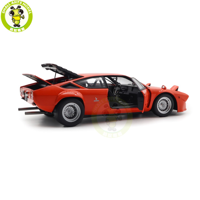 1/18 Lamborghini Urraco Rally 1974 KYOSHO 08445P Orange Diecast Model Toy Cars Gifts For Father Friends
