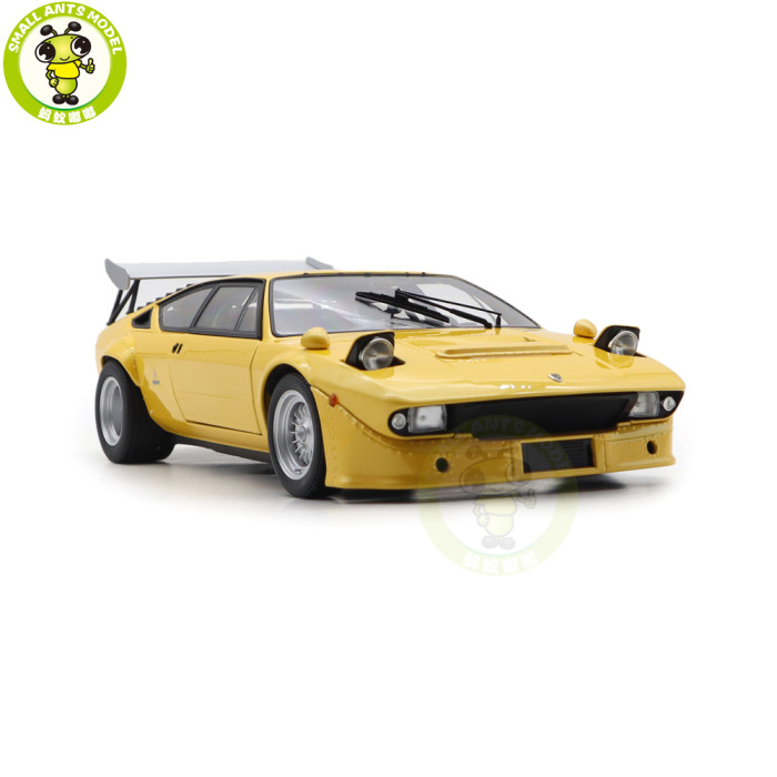 1/18 Lamborghini Urraco Rally 1974 KYOSHO 08445GY Yellow Diecast Model Toy Cars Gifts For Father Friends
