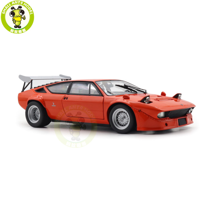 1/18 Lamborghini Urraco Rally 1974 KYOSHO 08445P Orange Diecast Model Toy Cars Gifts For Father Friends