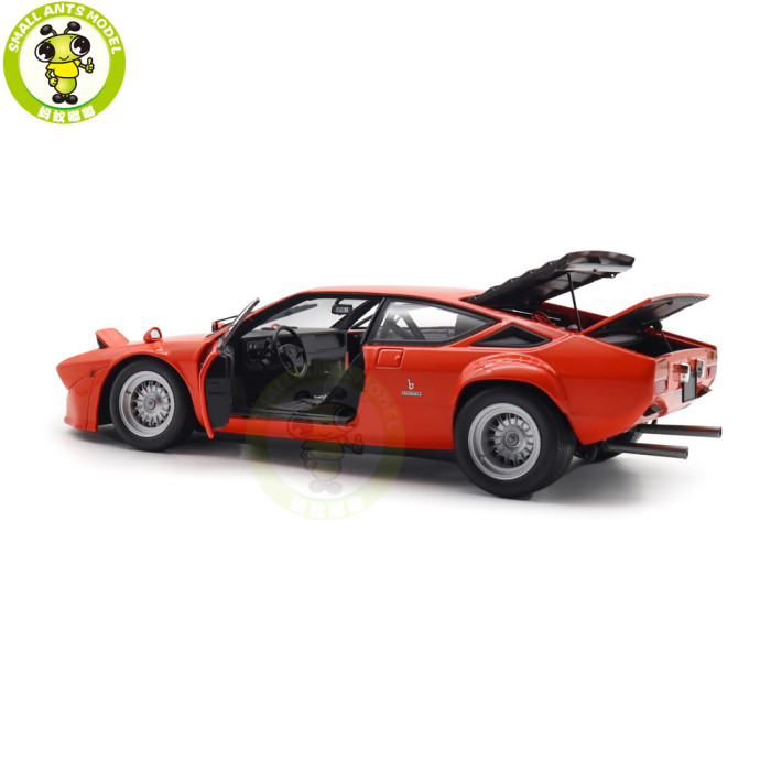1/18 Lamborghini Urraco Rally 1974 KYOSHO 08445P Orange Diecast Model Toy Cars Gifts For Father Friends