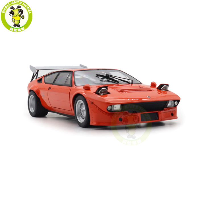 1/18 Lamborghini Urraco Rally 1974 KYOSHO 08445P Orange Diecast Model Toy Cars Gifts For Father Friends