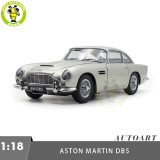 1/18 Aston Martin DB5 DB 5 Autoart 70287 Birch Silver Model Toy Car Gifts For Father Friends