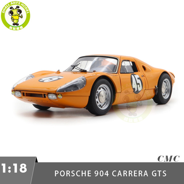 1/18 CMC M-236 Porsche 904 Carrera GTS #45 1000 KM Nurburgring 1964 Diecast Model Toy Car Gifts For Friends