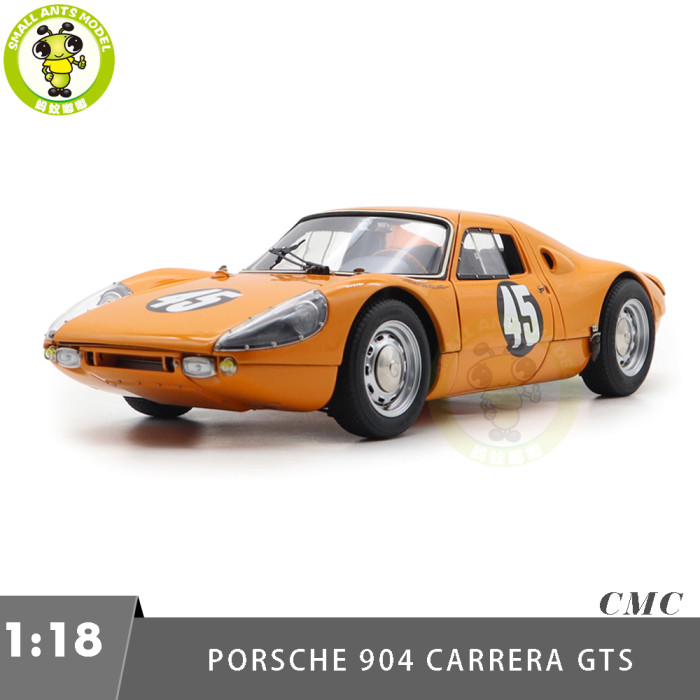 1/18 CMC M-236 Porsche 904 Carrera GTS #45 1000 KM Nurburgring 1964 Diecast Model Toy Car Gifts For Friends