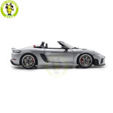 1/18 Porsche 718 Spyder RS 2023 Weissach Pack Norev 187270 GT Silver Diecast Model Toys Car Gifts For Father Friends