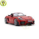 1/18 Porsche 718 Spyder RS 2023 Weissach Pack Norev 187271 Guards Red Diecast Model Toys Car Gifts For Father Friends