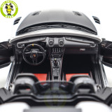 1/18 Porsche 718 Spyder RS 2023 Weissach Pack Norev 187270 GT Silver Diecast Model Toys Car Gifts For Father Friends