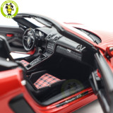 1/18 Porsche 718 Spyder RS 2023 Weissach Pack Norev 187271 Guards Red Diecast Model Toys Car Gifts For Father Friends