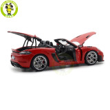 1/18 Porsche 718 Spyder RS 2023 Weissach Pack Norev 187271 Guards Red Diecast Model Toys Car Gifts For Father Friends