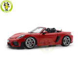 1/18 Porsche 718 Spyder RS 2023 Weissach Pack Norev 187271 Guards Red Diecast Model Toys Car Gifts For Father Friends
