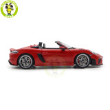 1/18 Porsche 718 Spyder RS 2023 Weissach Pack Norev 187271 Guards Red Diecast Model Toys Car Gifts For Father Friends