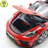 1/18 Porsche 718 Spyder RS 2023 Weissach Pack Norev 187271 Guards Red Diecast Model Toys Car Gifts For Father Friends