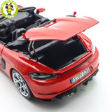 1/18 Porsche 718 Spyder RS 2023 Weissach Pack Norev 187271 Guards Red Diecast Model Toys Car Gifts For Father Friends