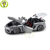 1/18 Porsche 718 Spyder RS 2023 Weissach Pack Norev 187270 GT Silver Diecast Model Toys Car Gifts For Father Friends