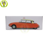 1/12 Norev 121580 Citroen DS 19 1957 Orange Cream Diecast Model Toy Car Gifts For Friends