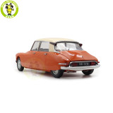 1/12 Norev 121580 Citroen DS 19 1957 Orange Cream Diecast Model Toy Car Gifts For Friends