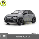 1/18 Renault Alpine A290 GTS 2025 Norev 185451 Grey/Black Diecast Model Toy Car Gifts For Father Friends