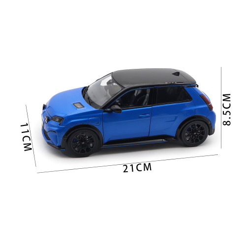 1/18 Renault Alpine A290 GTS 2025 Norev 185450 Blue/Black Diecast Model Toy Car Gifts For Father Friends