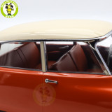1/12 Norev 121580 Citroen DS 19 1957 Orange Cream Diecast Model Toy Car Gifts For Friends