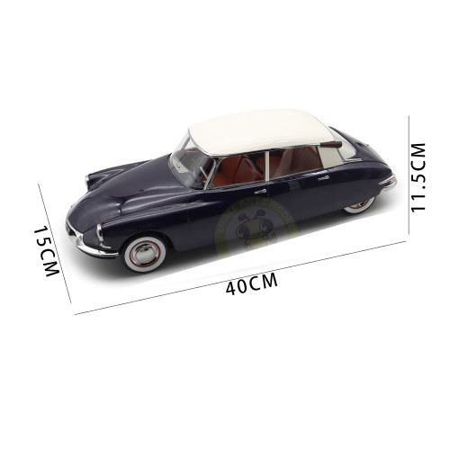 1/12 Norev 121579 Citroen DS 19 1955 Purple Champagne Diecast Model Toy Car Gifts For Friends