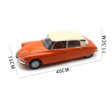 1/12 Norev 121580 Citroen DS 19 1957 Orange Cream Diecast Model Toy Car Gifts For Friends
