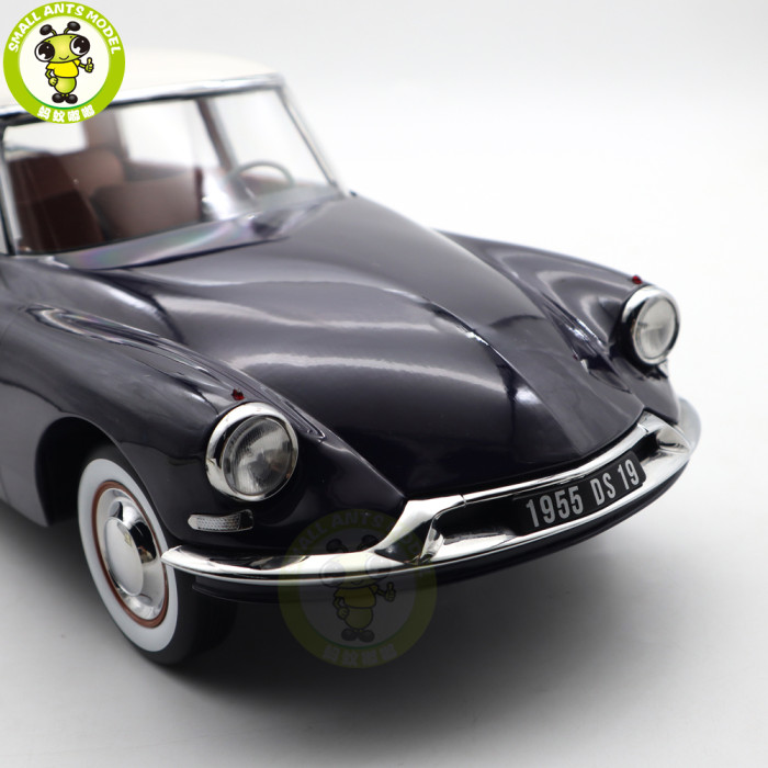 1/12 Norev 121579 Citroen DS 19 1955 Purple Champagne Diecast Model Toy Car Gifts For Friends