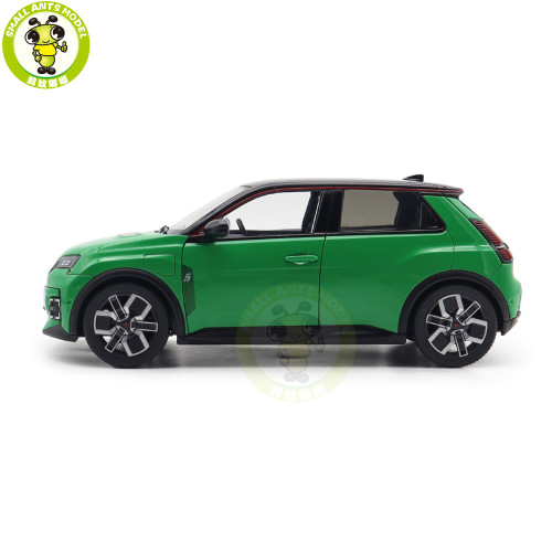 1/18 Renault 5 E-Tech 100% Electric 2024 Norev 185502 Green/Black Diecast Model Toy Car Gifts For Father Friends