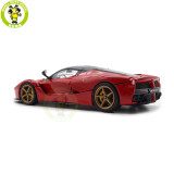 1/18 BBR 182221-2 Ferrari LaFerrari Rosso Corsa With Gold Wheels Diecast Model Toys Car Gifts For Father Friends