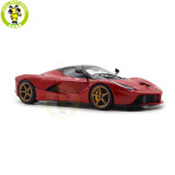 1/18 BBR 182221-2 Ferrari LaFerrari Rosso Corsa With Gold Wheels Diecast Model Toys Car Gifts For Father Friends